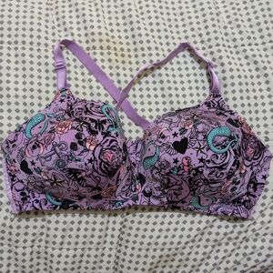 Torrid wire free cross strap bra